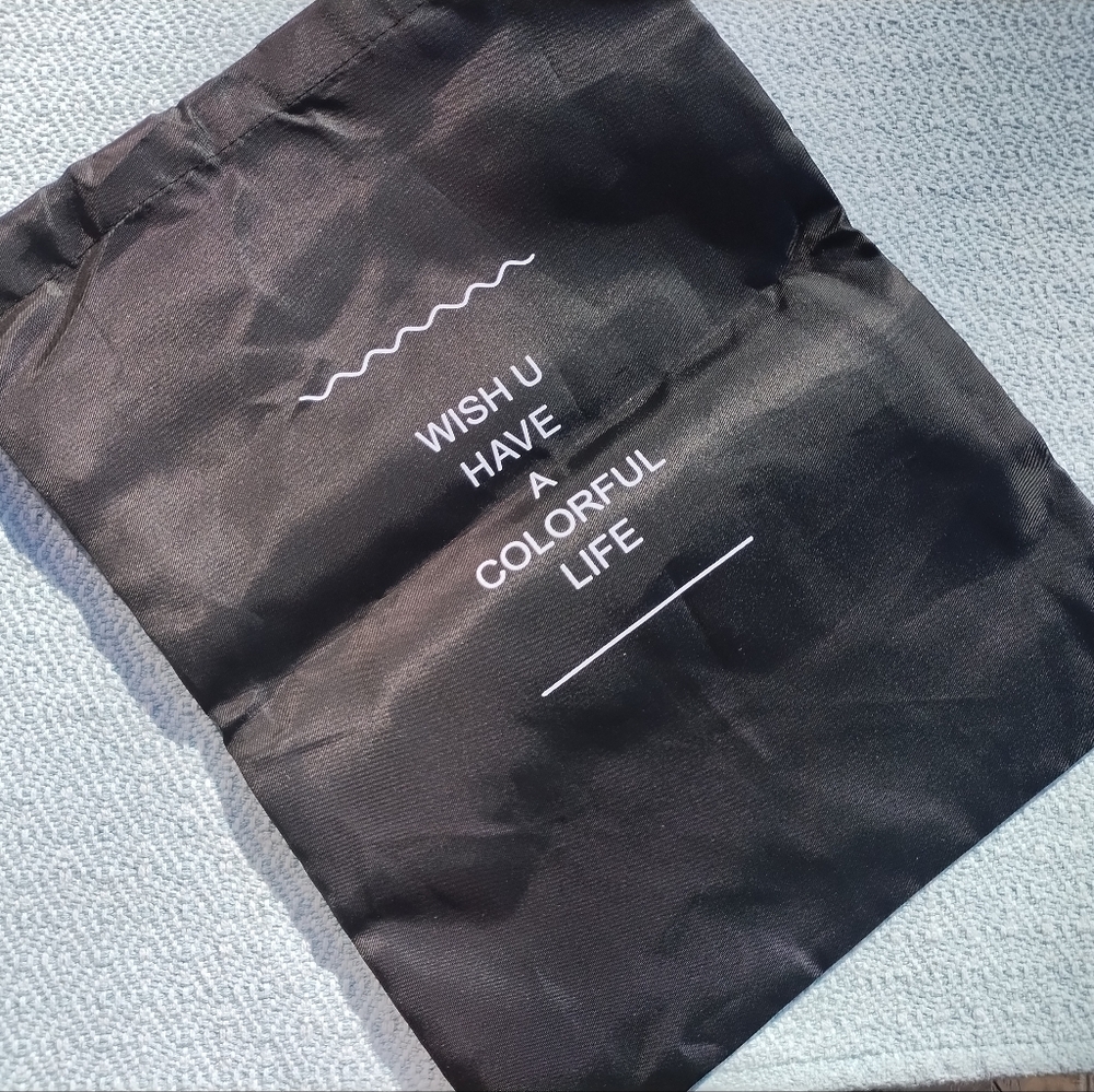 *💙Replacement black travel dust bag for packing cube set